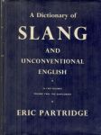 A Dictionary of Slang and Unconventional English - náhled