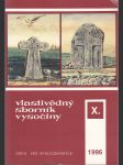 Vlastivědný sborník Vysočiny / X. 1996 - náhled