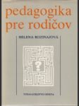 Pedagogika pre rodičov - náhled