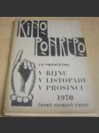 KINO PONREPO. Co promítáme v říjnu, v listopadu, v prosinci 1970 - náhled