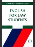 English for law students - náhled