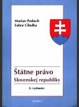 Štátne právo slovenskej republiky - náhled