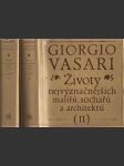 Životy nejvýznačnějších malířů, sochařů a architektů I., II. - náhled