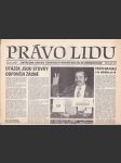 Novinový výtisk exilového čtvrtletníku právo lidu číslo 4 / 1981 -ročník 84 - náhled