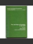 The Last Days of Socialsm in the GDR [ekonomie, ekonomika, hospodářství, NDR, Německá demokratická republika] - náhled