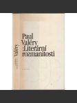 Literární rozmanitosti [Paul Valéry, eseje o francouzské literatuře a poezii] - náhled