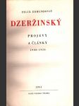 Dzeržinský - projevy a články 1908-1926 - náhled