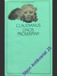 Únos proserpiny - claudianus claudius - náhled