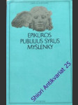 Myšlenky - epikúrus/ syrus publilius - náhled