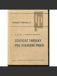 Statické tabulky pro stavební praxi - náhled