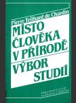 Místo člověka v přírodě - výbor studií - náhled