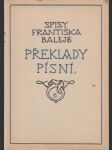 Překlady písní - náhled