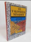 Co v slovnících nenajdete: Novinky v současné slovní zásobě - náhled