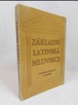 Základní latinská mluvnice - náhled