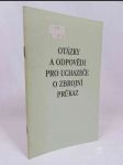 Otázky a odpovědi pro uchazeče o zbrojní průkaz - náhled