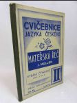 Mateřská řeč. Cvičebnice jazyka českého pro školy obecné. Díl II. - náhled