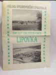 500 let založení obce Lipovka: Příloha rychnovského zpravodaje - náhled