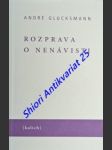 Rozprava o nenávisti - glucksmann andré - náhled