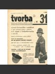 Tvorba, ročník V., číslo 31/1930. List pro literaturu, politiku a umění (1. republika, časopis, noviny) - náhled