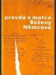 Pravda o matce boženy němcové - náhled