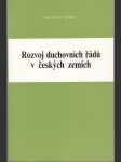 Rozvoj duchovních řádů v českých zemích - náhled