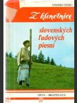 Z klenotnice slovenských ľudových piesní - náhled