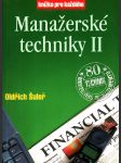 Manažerské techniky ii - náhled