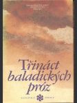 Třináct baladických próz v/a - náhled