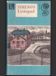 Listopad simenon georges - náhled