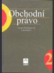 Obchodní právo 2. pelikánová irena - náhled