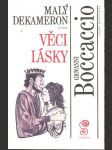 Malý dekameron aneb věci lásky (5) boccaccio giovanni - náhled