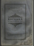 Ročenka za správní rok 1921 - náhled