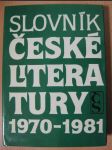 Slovník české literatury 1970 - 1981 - náhled