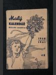 Malý kalendář : Dětské neděle. Na školní rok 1940-1941. Ročník XIII. - náhled