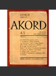 Akord, č. 4/5, r. VIII. (1940 - 41) - náhled