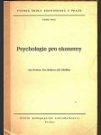 Psychologie pro ekonomy kučera jan, bidlová eva, růžička jiří - náhled