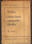 Výživa a jídelní lístek rozumného člověka viskup pavel mudr. - náhled