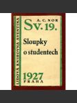 Sloupky o studentech (Lidová knihovna Aventina) - náhled