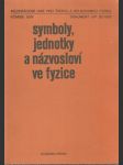 Symboly jednotky a názvoslovy ve fyzice - náhled