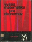 Vyššia matematika pre ekonómov - náhled