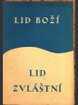 Lid boží - lid zvláštní - náhled