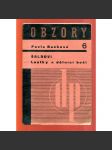 Šaldovi Loutky a dělníci boží (obálka Jaroslav Šváb, upravil Ladislav Sutnar) - náhled