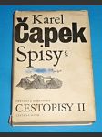 K. Čapek SPISY : Cestopisy II. - náhled