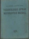 Technologie oprav motorových vozidiel - náhled