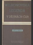 Wilsonovská legenda v dejinách ČSR - náhled