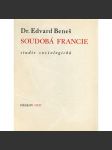 Soudobá Francie. Studie sociologická (Edvard Beneš - prezident, politika, sociologie) [1x grafika Karel Svolinský - litografie] - náhled