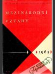 Mezinárodní vztahy 1963 - náhled