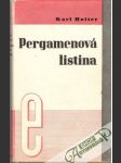 Pergamenová listina - náhled