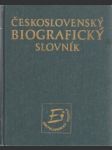 Československý biografický slovník - náhled