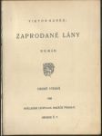 Zaprodané lány - náhled